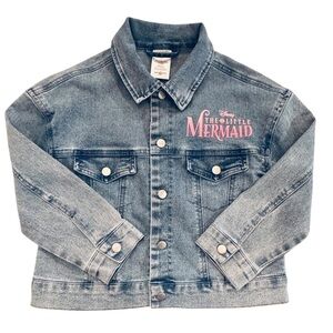 Disney Princess “The Little Mermaid” Denim Jean Jacket Size Small